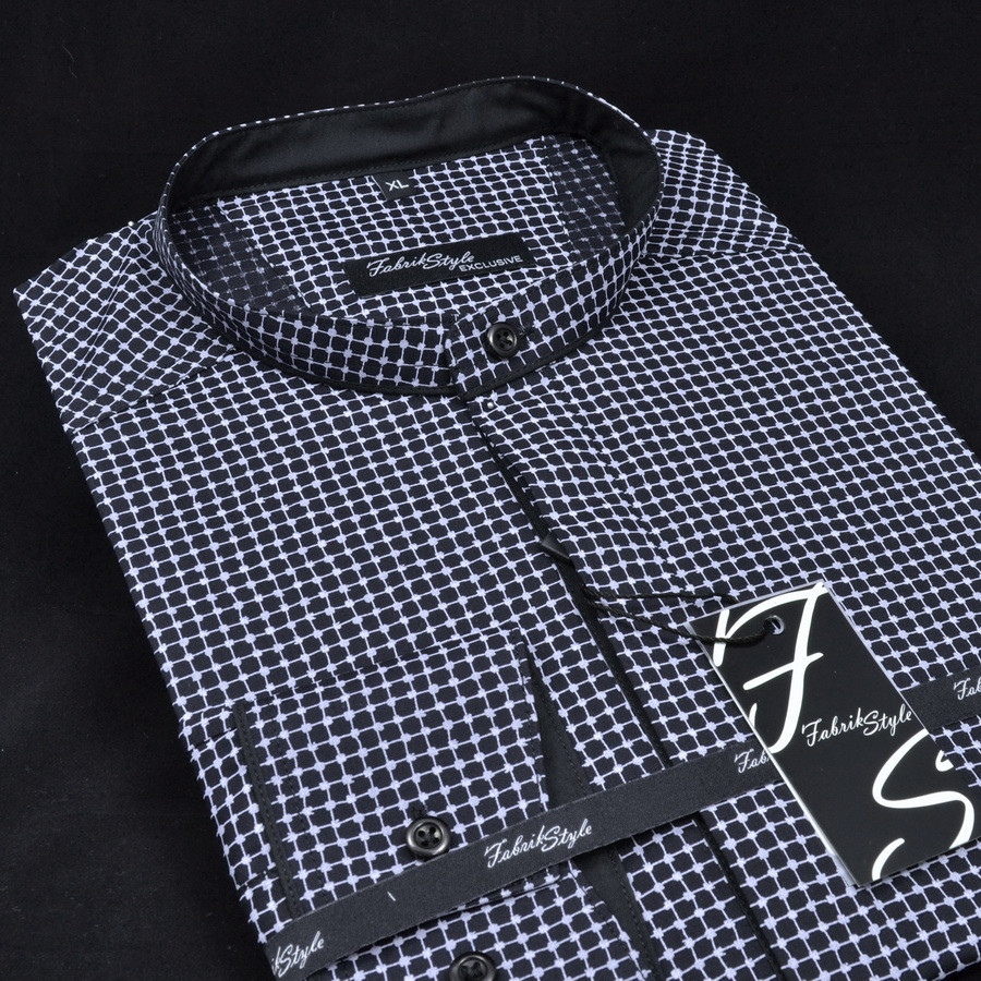 Сорочка чоловіча, приталена (Slim Fit), з довгим рукавом, Fabrik Style 1811-00280 100% бавовна XL(Р)