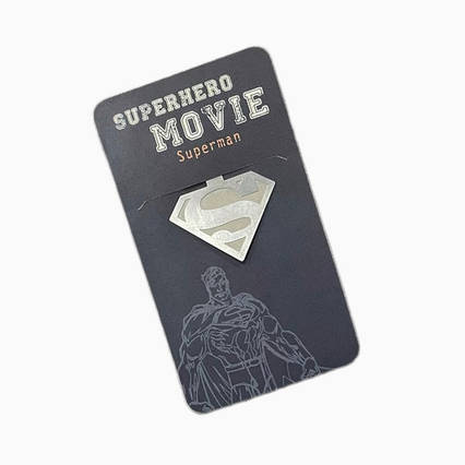 Закладка для книг Супермен BLINGIRD сірий
