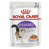 Royal Canin Sterilised Jelly 85 г - вологий корм для стерилізованих кішок в желе Роял Канін Стерілайзд