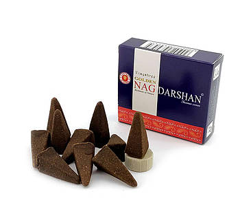 Пахощі конуси Golden nag Darshan Vijayshree Индия