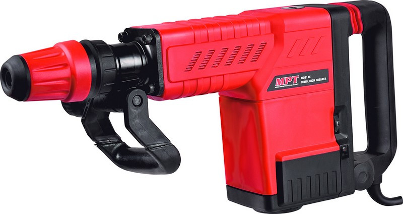 Молоток відбійний MPT PROFI 1500 Вт 25 Дж 900-1800 уд./хв SDS-MAX 2 стамески кейс MDB11E, фото 1