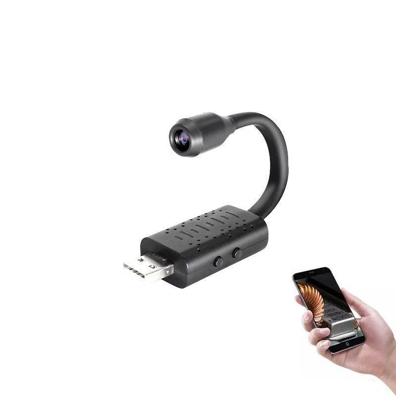 Wifi IP міні охоронна камера U21 720P з датчиком руху. AP hotspot. V380 Pro, фото 1
