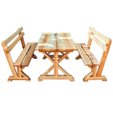 Дерев'яні садові комплекти