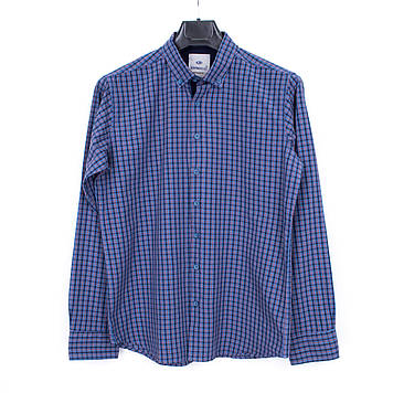 Сорочка чоловіча, приталена (Slim Fit), з довгим рукавом, Birindelli 04-135 100% бавовна M(Р)