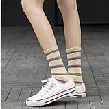 Набір з 5 пар високих різнокольорових шкарпеток, фото 5