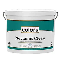 Влагостойкая антибактериальная краска Colors Novamat Clean 2,7 л