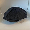 Чоловічий Восьмикутний Берет Хуліганка Темно Сірий на липучці Розмір 55-59 см, фото 9