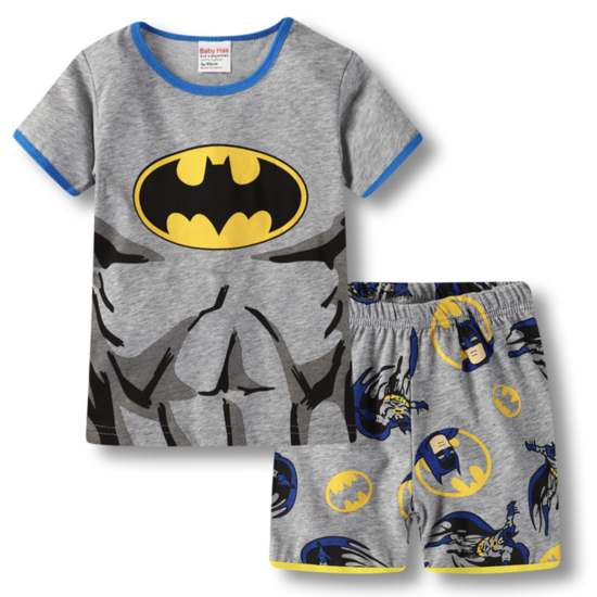 Літній костюм для хлопчика Бетмен 2 JULY'S SONG бавовняний зріст 110 сірий