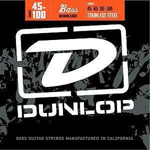 Струни для бас-гітари Dunlop DBS1504 Stainless Steel Medium Light Set, фото 1