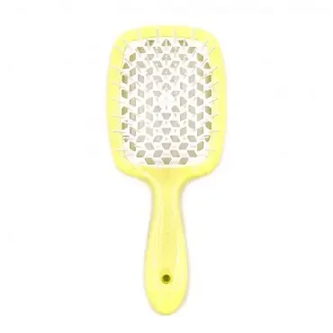 Щітка для волосся Superbrush Small Janeke жовта біла серединка, фото 1