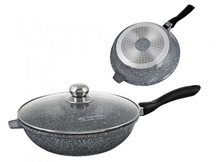 Сковорода глибока з кришкою (24см) Edenberg ЕВ-8021