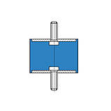 Віброгасний пристрій (комплект 4 шт.) 30-30 мм, фото 2