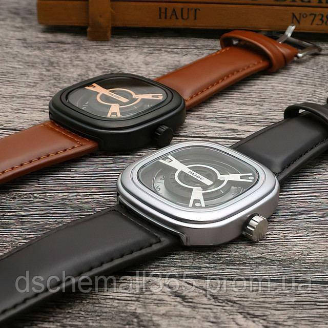 Годинник чоловічий наручний Paidu коричневий\ чорний з кварцовим механізмом
