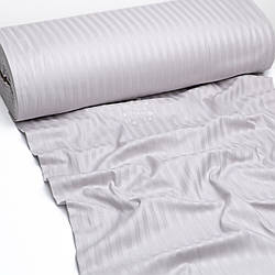 Страйп сатин, колір - платина, ширина 240 см (№4292)