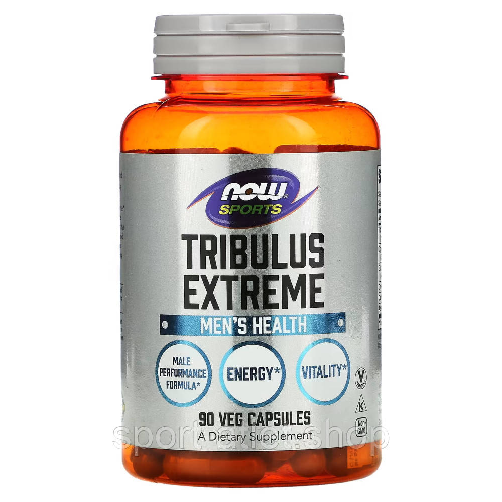 Стимулятор тестостерону NOW Sports Tribulus Extreme, 90 вегакапсул