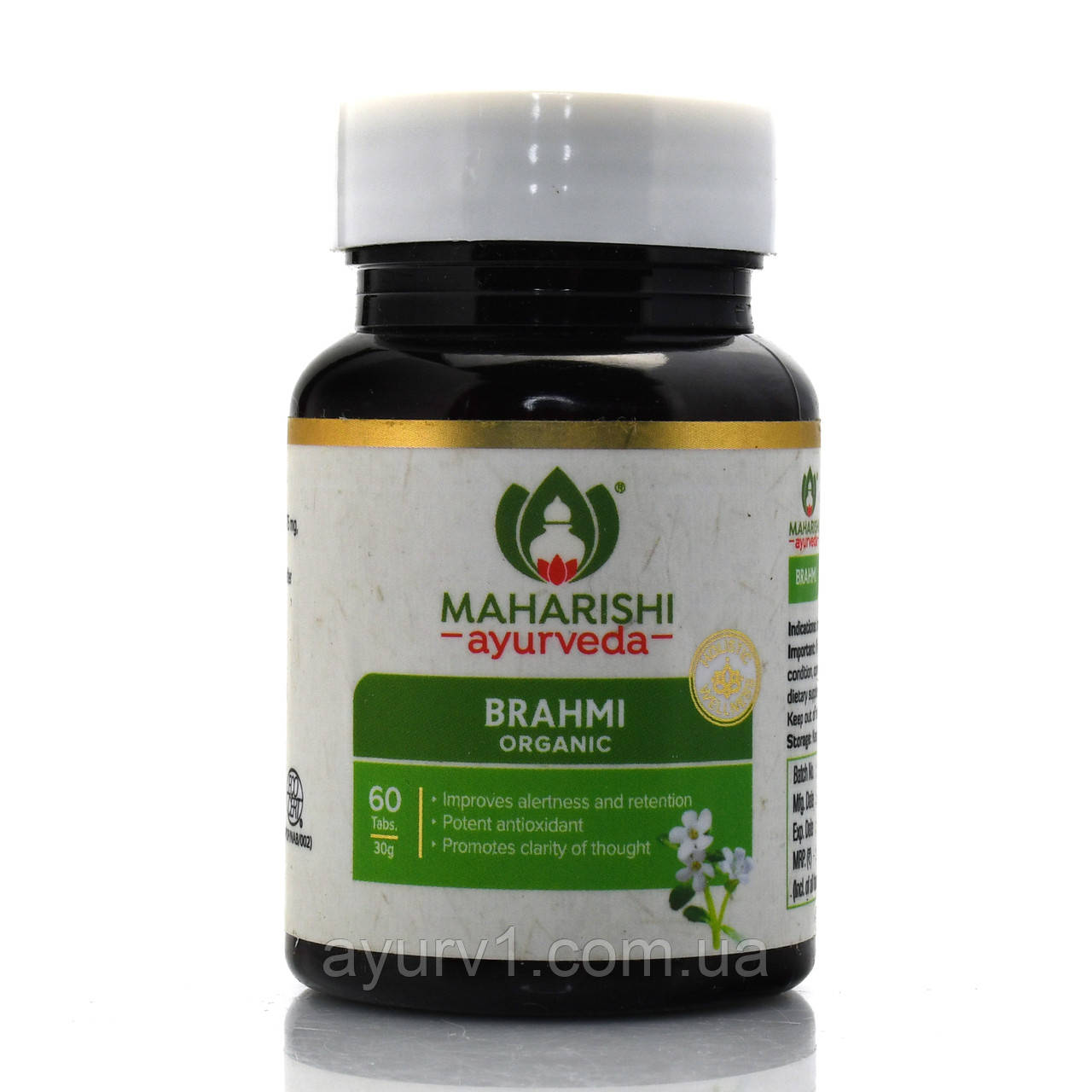 Брами Brahmi Maharichi Ayurveda Індія 60 таб
