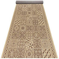 Килимова доріжка NATURA 20369 Natural/Coffee ширина 60 см