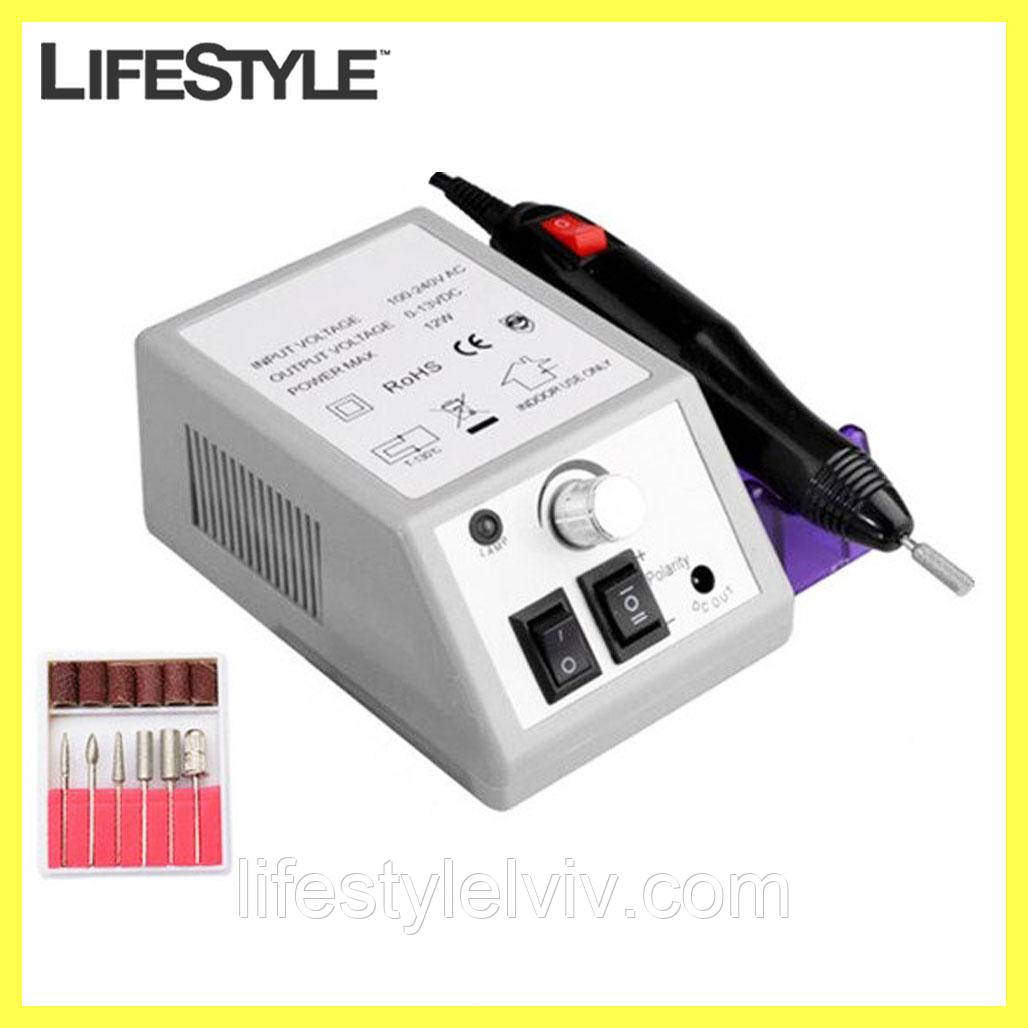 Фрезер для манікюру Lina 20000 з насадками / Апарат для манікюру, фото 1