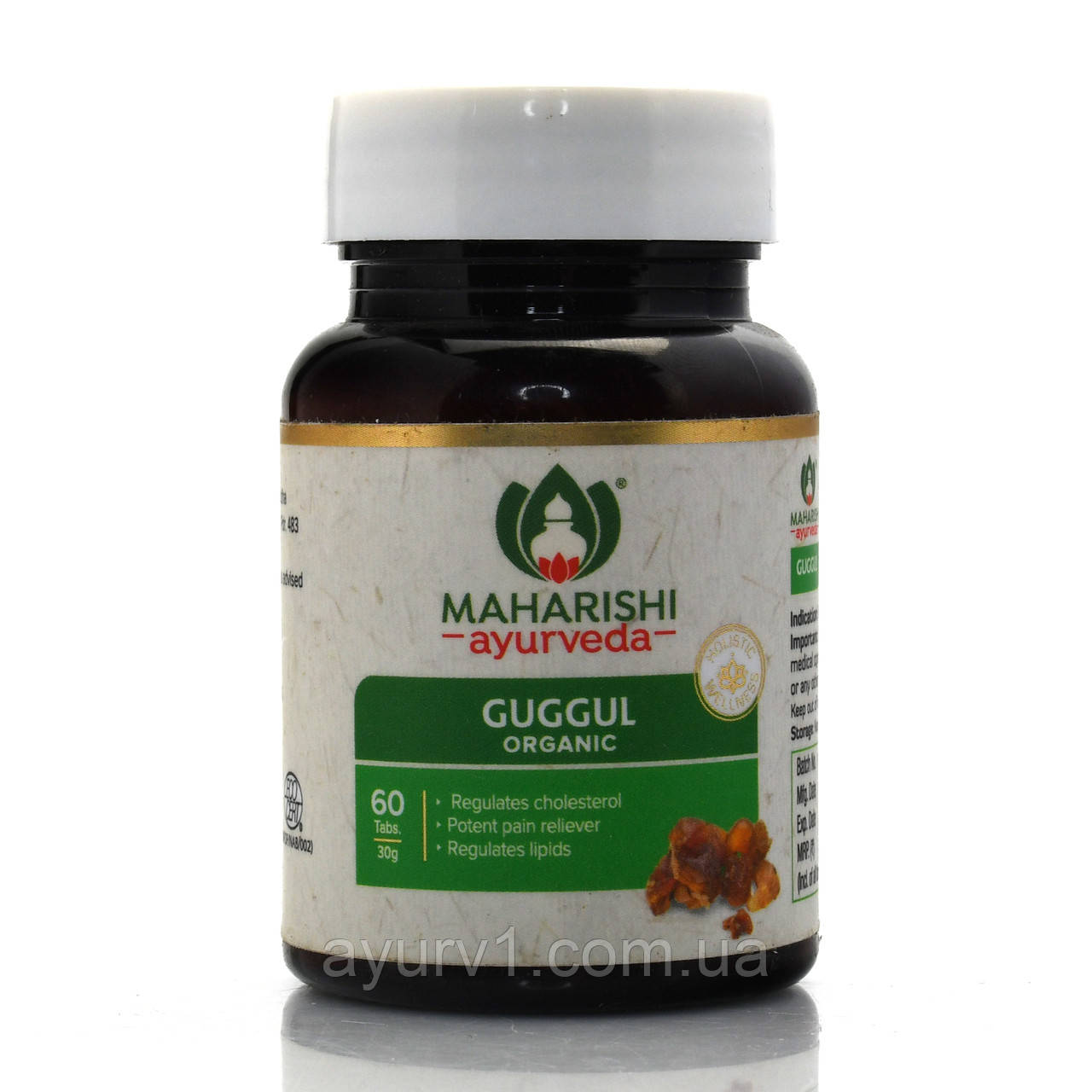 Гуггул, Гуггл Guggul Maharishi Ayurveda Індія 60 таб