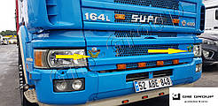 Накладки з нержавіючої сталі логотип для Scania (V8)