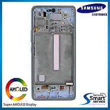 Дисплей Samsung A536 Galaxy A53 Блакитний Blue GH82-28024C оригінал!