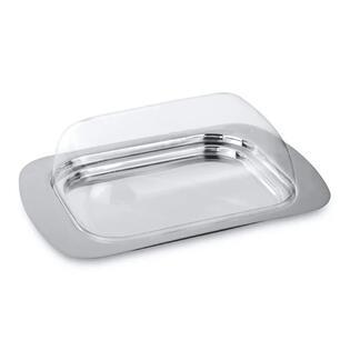 Масляна, Нержавіюча Сталь Основа, Прозора Кришка, З Ніжом Нержавіюча Сталь