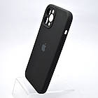 Чохол накладка Silicon Case Full camera для iPhone 12 Pro Max Чорний, фото 3