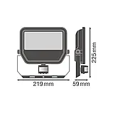 Прожектор світлодіодний Ledvance 4058075421301, 50Вт, 6000Lm, IP65, 6500K, чёрный, фото 3