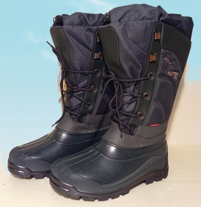Високі теплі чоботи для зимової риболовлі полювання Зимове взуття для полювання риболовлі Demar р.42 Чоботи зимові HUNTER, фото 1