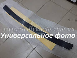 Накладка на бампер Toyota Avensis III седан з 2009 (Carbon)