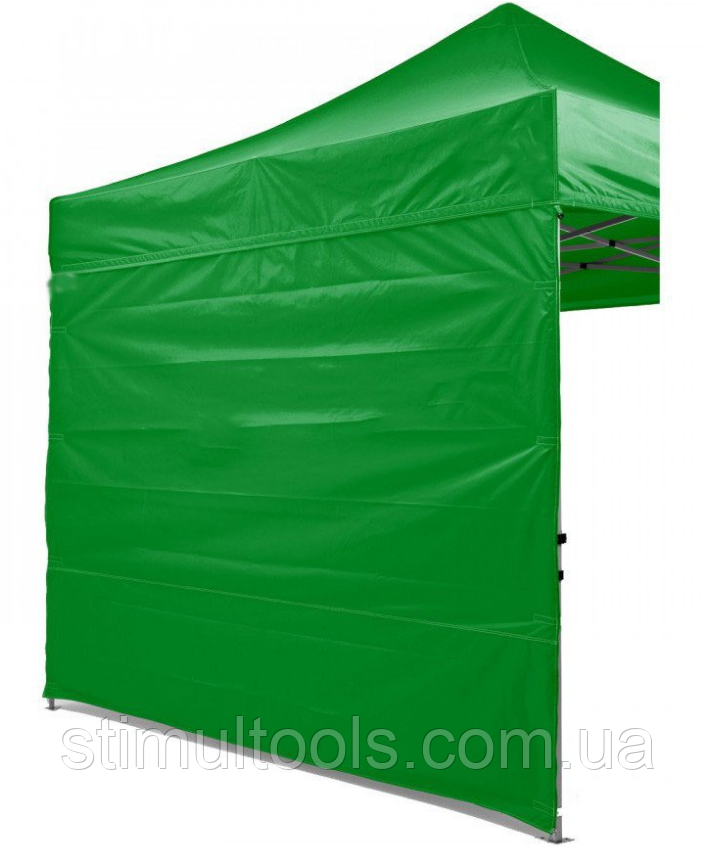 Боковая стенка на шатер - 6 м (3 стенки на 2*2) цвет зеленый - фото 1 - id-p1683309995