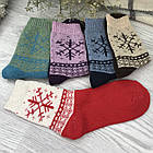 Жіночі зимові шкарпетки із вовни ангорського кролика р.36-42 (упаковка 5шт) "Сніжинка", фото 4