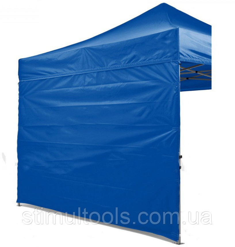 Боковая стенка на шатер - 6 м (3 стенки на 2*2) цвет синий - фото 1 - id-p1683316522