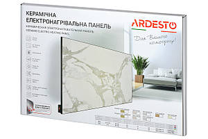Керамічна панель ARDESTO 12м2 600Вт мех. упр-ння 90 х 60см білий мармур