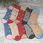 Жіночі теплі ангорові шкарпетки р.36-42 (упаковка 5шт) "Ангора Сердечкки", фото 2