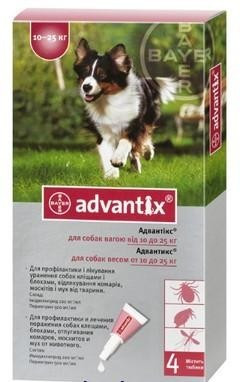 Краплі Адвантікс для собак 10-25 кг №4