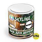 Лак для дерева акриловий Skyline Wood Прозорий Матовий 0.75л, фото 3