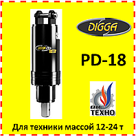 Гидробур DIGGA PD18 (Австралия), Ямобур, Гидровращатель, Сваекрут Бур навесной