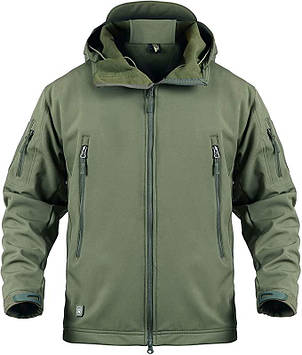 Флісова чоловіча куртка Soft Shell ReFire Gear, колір — оливка XL