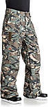 Чоловічі лижні та сноубордичні водостійкі штани DC Men's Code 15k Water Proof Snow Pants, колір Camo камуфляж, XL розмір, фото 2