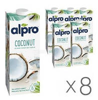 Alpro, Coconut Original, Упаковка 8 шт. по 1 л, Алпро, Кокосовое молоко, витаминизированное