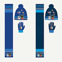 Шапки+шарф+перчатки для мальчиков оптом, Disney, арт. 780-817