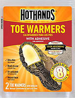 Грілки хімічні для ніг самогріви для зсу військові туристичні обігрівачі (1 пара) HotHands тепло до 8 годин (США)