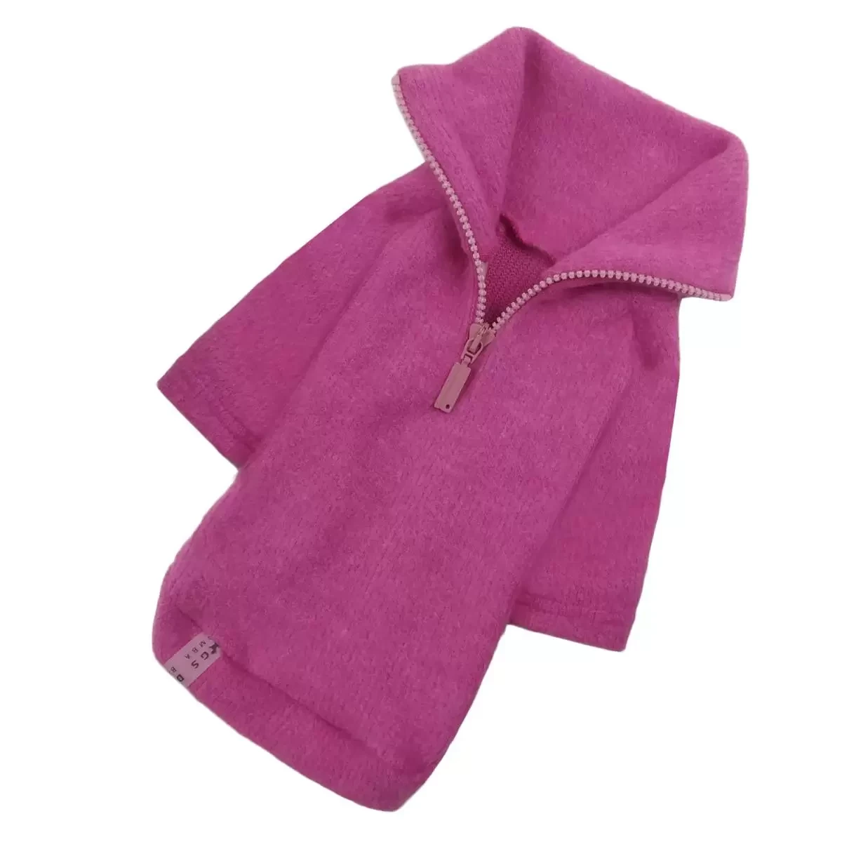 Светр ангора змійка 26 см (об'єм до 36см) розмір 2 малиновий для собак XS, фото 1