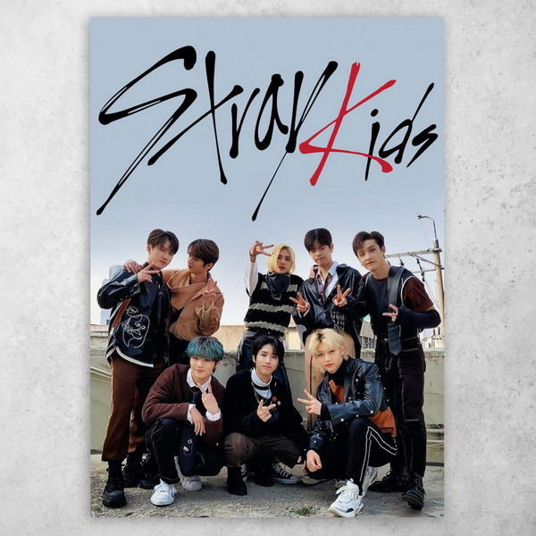 Плакат постер K-Pop "Stray Kids / Стрей кидс" №2