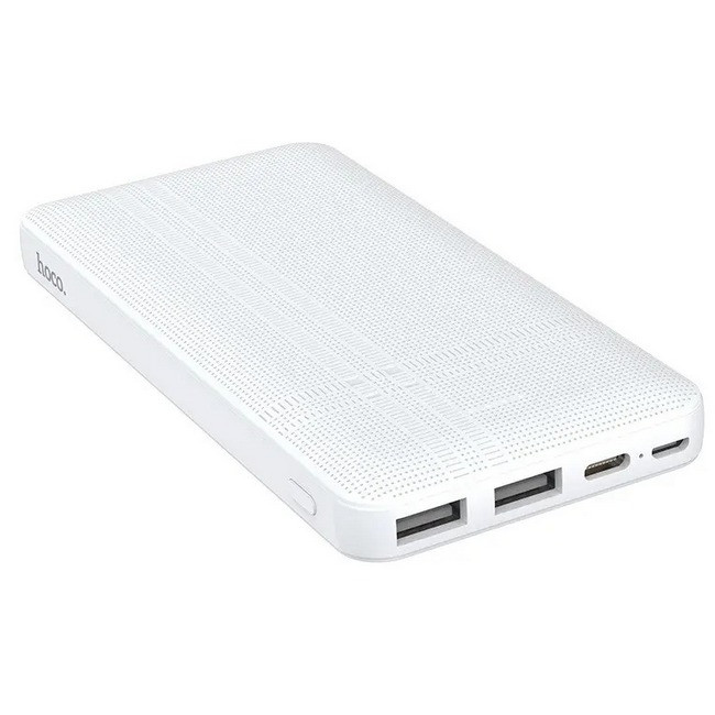 УМБ повер банк HOCO Nimble J48 10000mAh 2USB, Type-C, 2A біле, фото 1