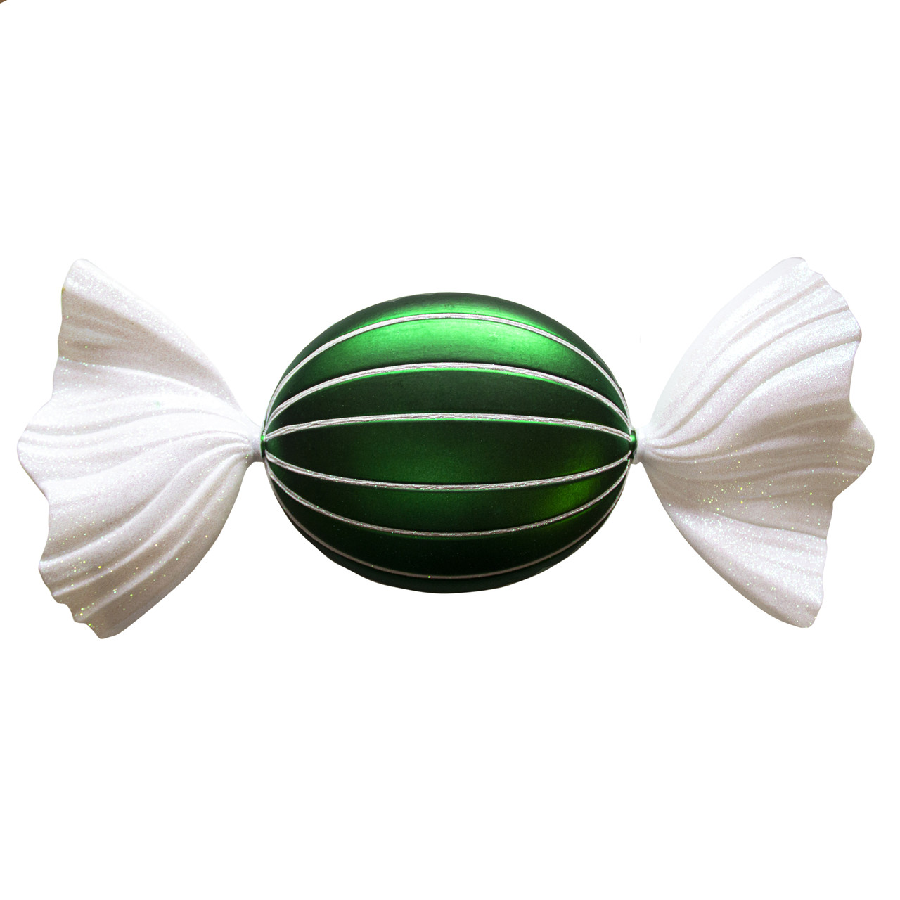 Новорічна ялинкова іграшка - фігурка Цукерка овальна, 47 см, пластик ( 110209), фото 1