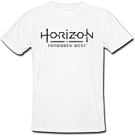 Футболка Horizon Forbidden West - Logo (белая)