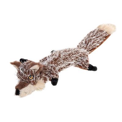Іграшка для собак Вовк з пищалками GiGwi Plush, текстиль, 37 см, фото 1