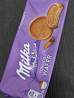 Вафлі Milka Choco Wafer з начинкою з какао в молочному шоколаді